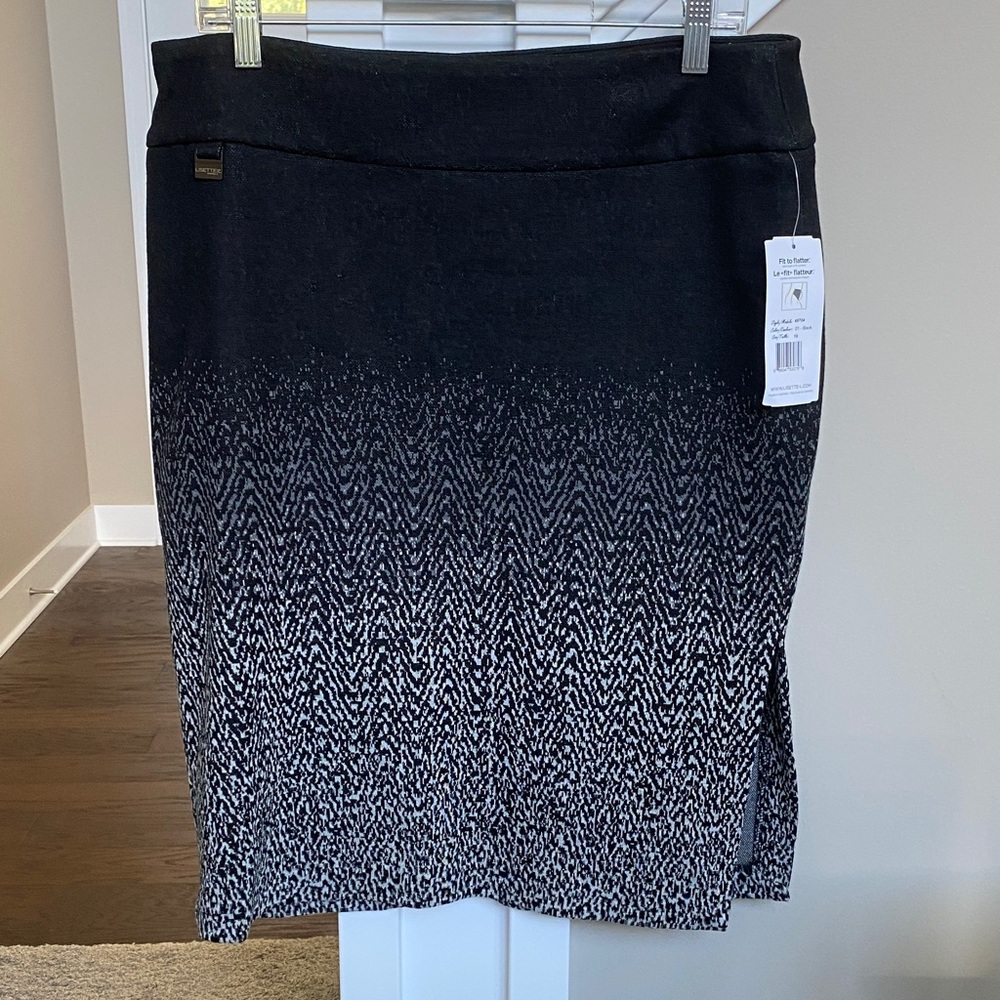 LISETTE Stretch Gradient Pencil Skirt